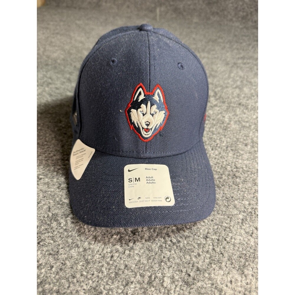 Nike Dri‑Fit UCONN Huskies Hat – S/M – Navy – Adjustable – New With Tags